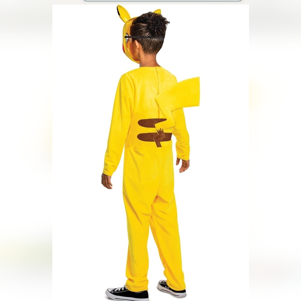 Pokemon Pikachu Kids Costume Size Medium 7-8 NEW - Picture 2 of 6